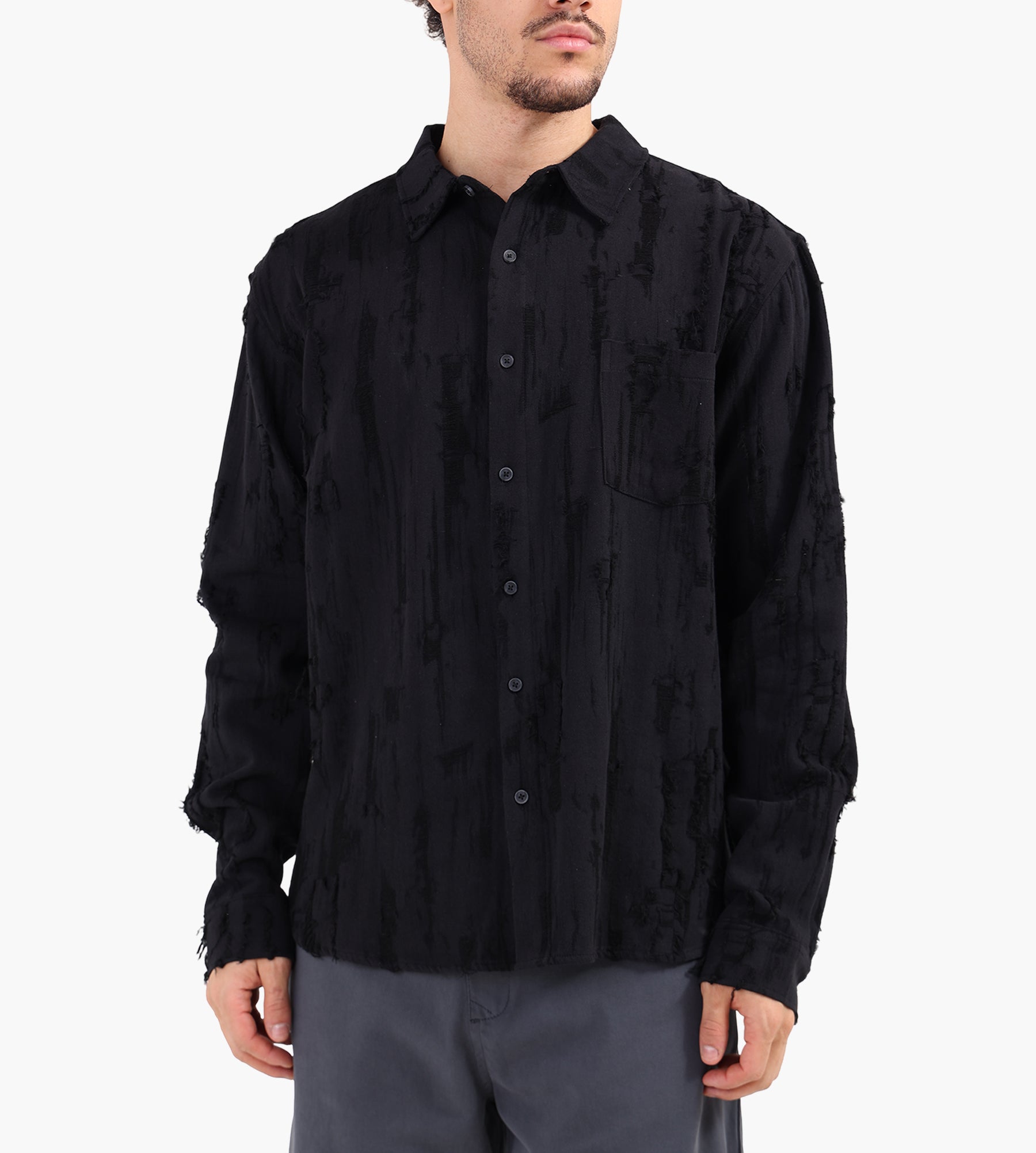 Libertine-Libertine Record 3654 Shirt Black