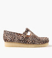 Clarks Originals Wallabee T Bar Leopard Print