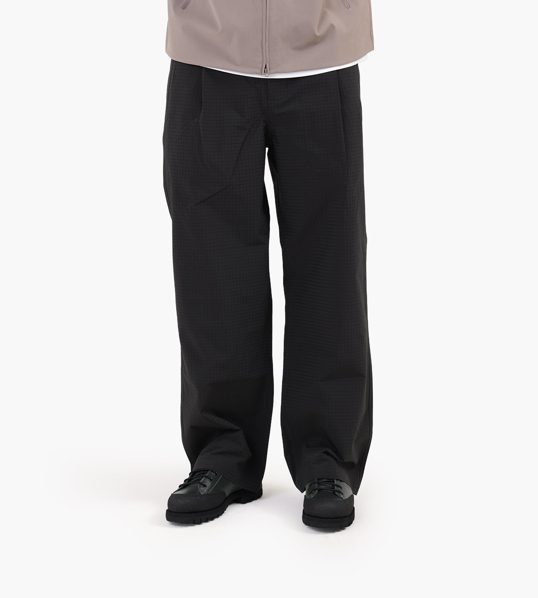 Hiking Patrol Waypoint Ripstop Pleated Trouser Charcoal Black