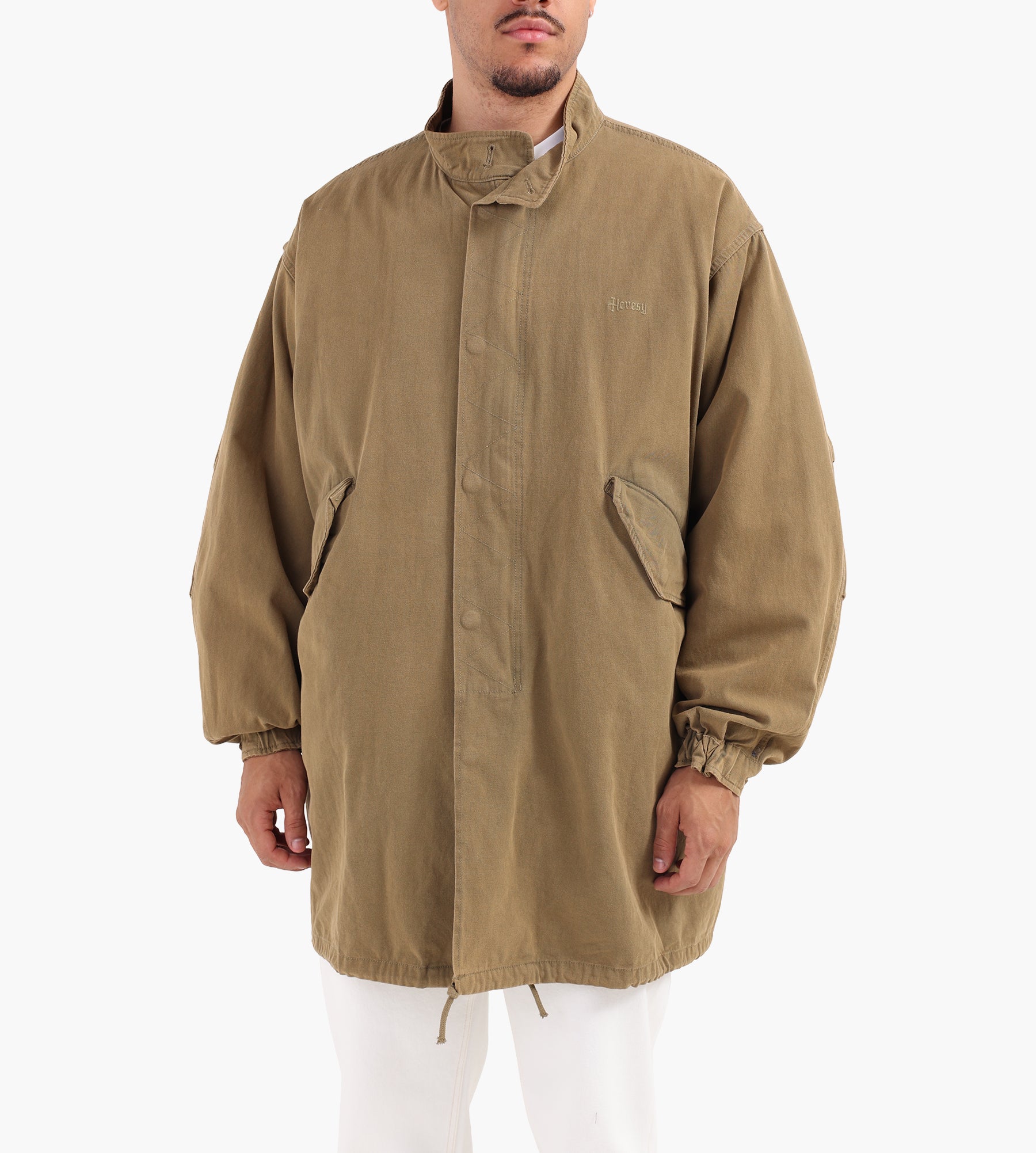 Heresy Weald Long Coat Green