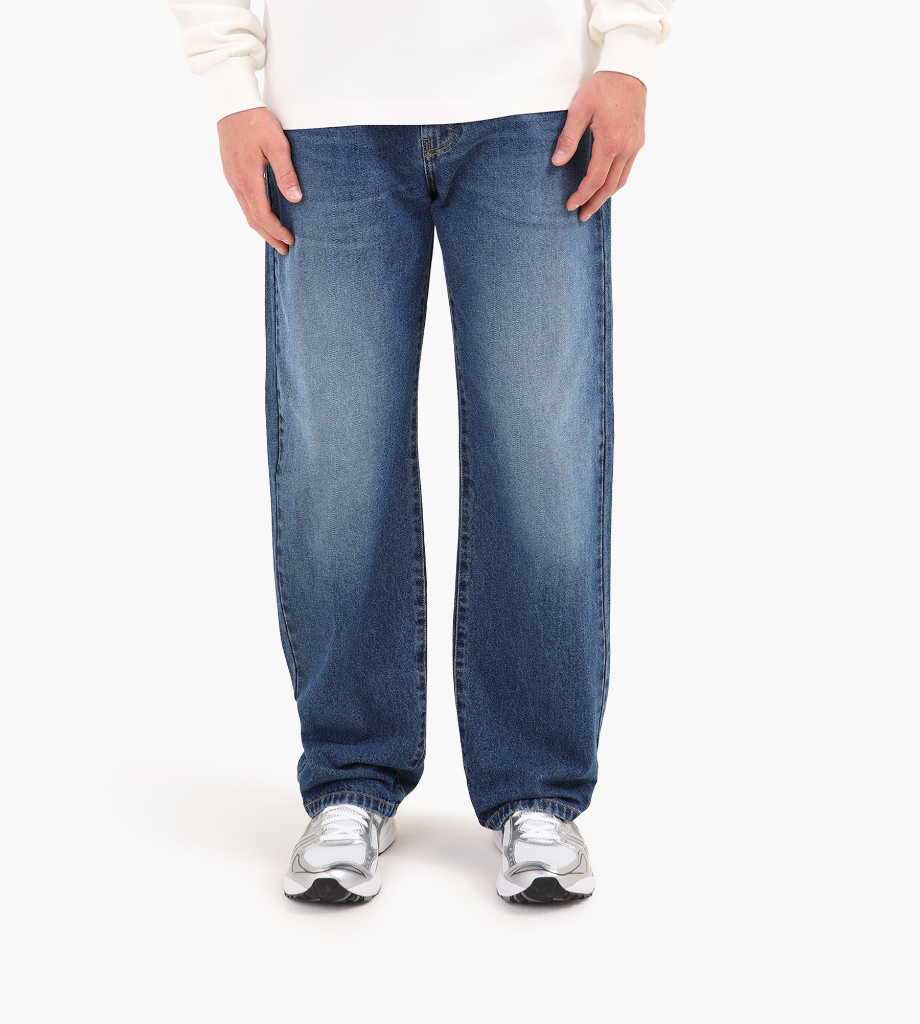 Carne Bollente Back Pocket Pleasures Denim Washed Blue