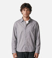 Won Hundred Maza Stripe Shirt Steel Grey COMB.