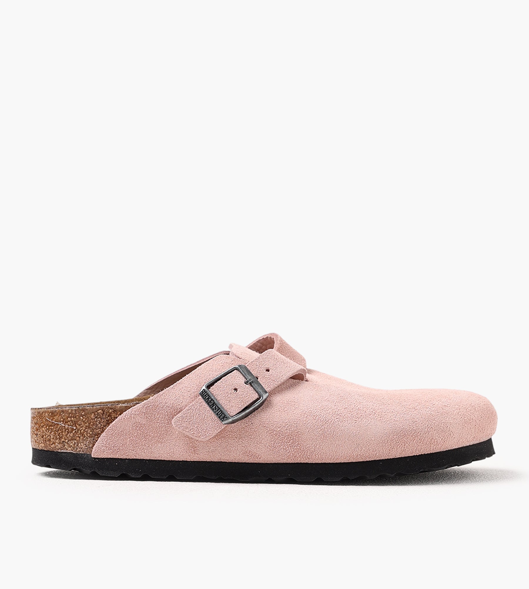 Birkenstock Boston Suede Leather Pink Clay