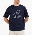 Drôle de Monsieur Dandy Dog T-Shirt Navy