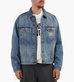 Carhartt WIP Helston Jacket Blue Destroy Wash