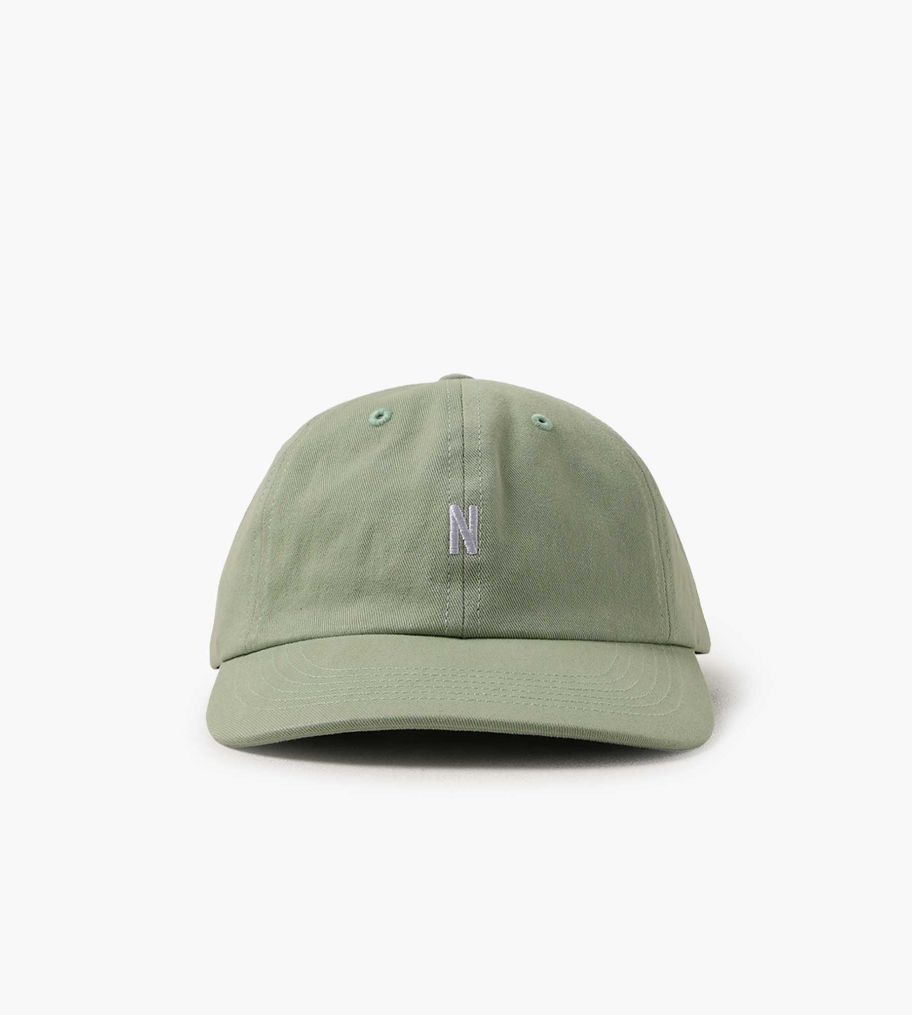 Norse Projects Twill Sports Cap Basil