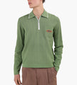 Drôle de Monsieur Polo Maille Drùle Patch Light Green