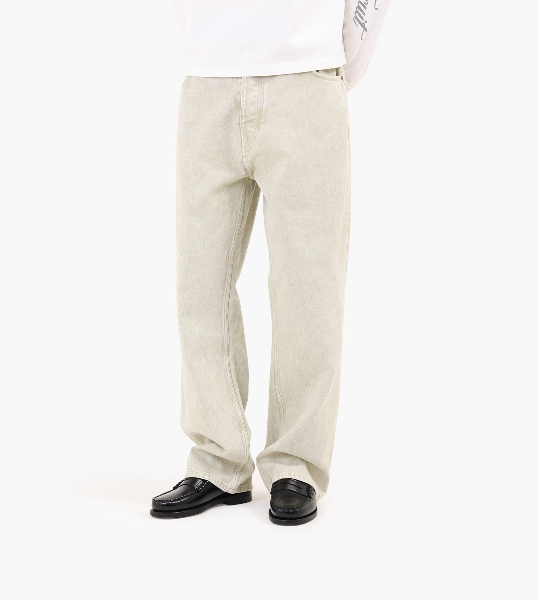 Filling Pieces Denim Pants Tea