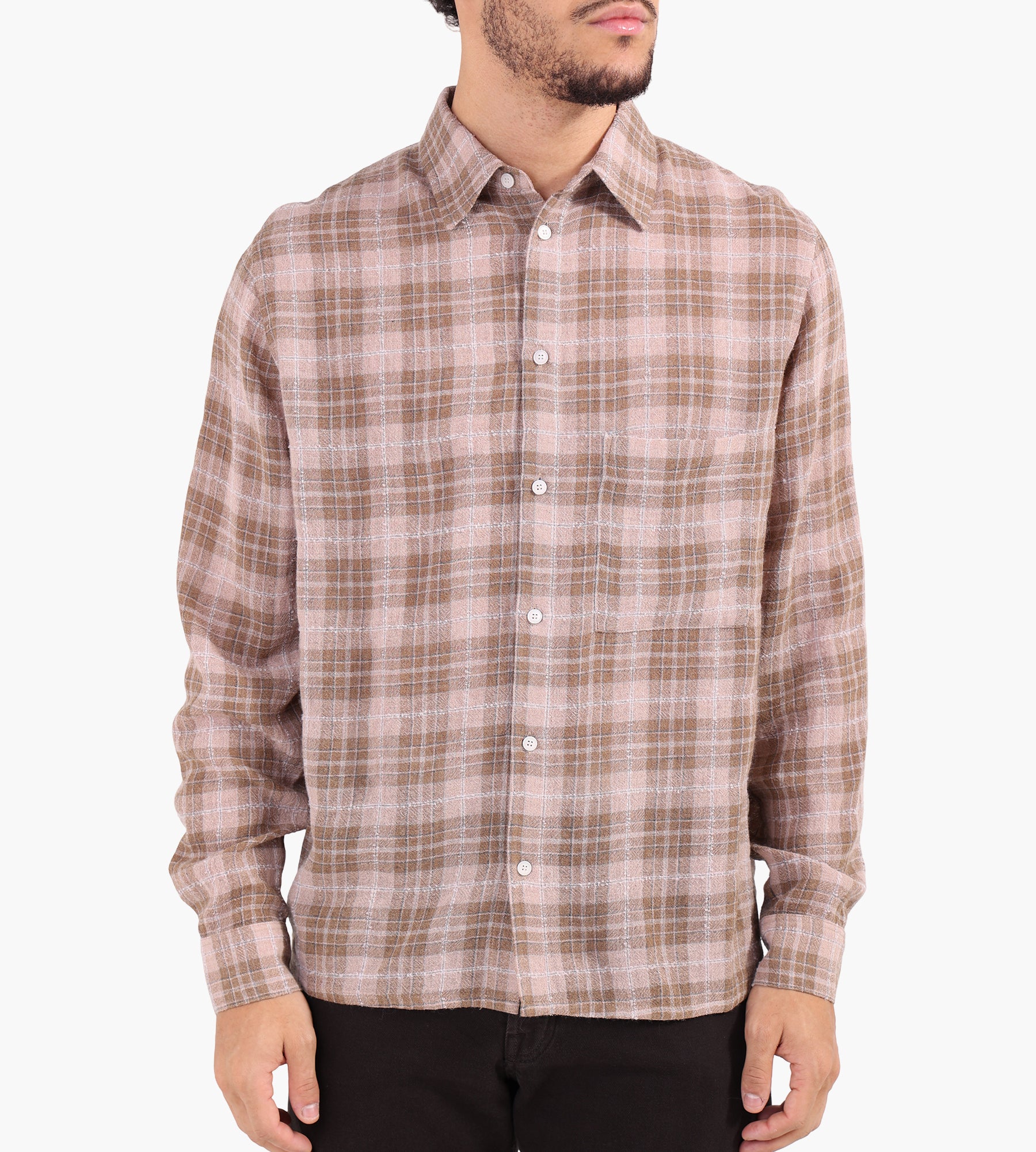 Won Hundred Pete Shirt Ginger Snap COMB.