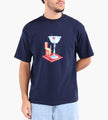 Drôle de Monsieur T-Shirt Cocktail Navy