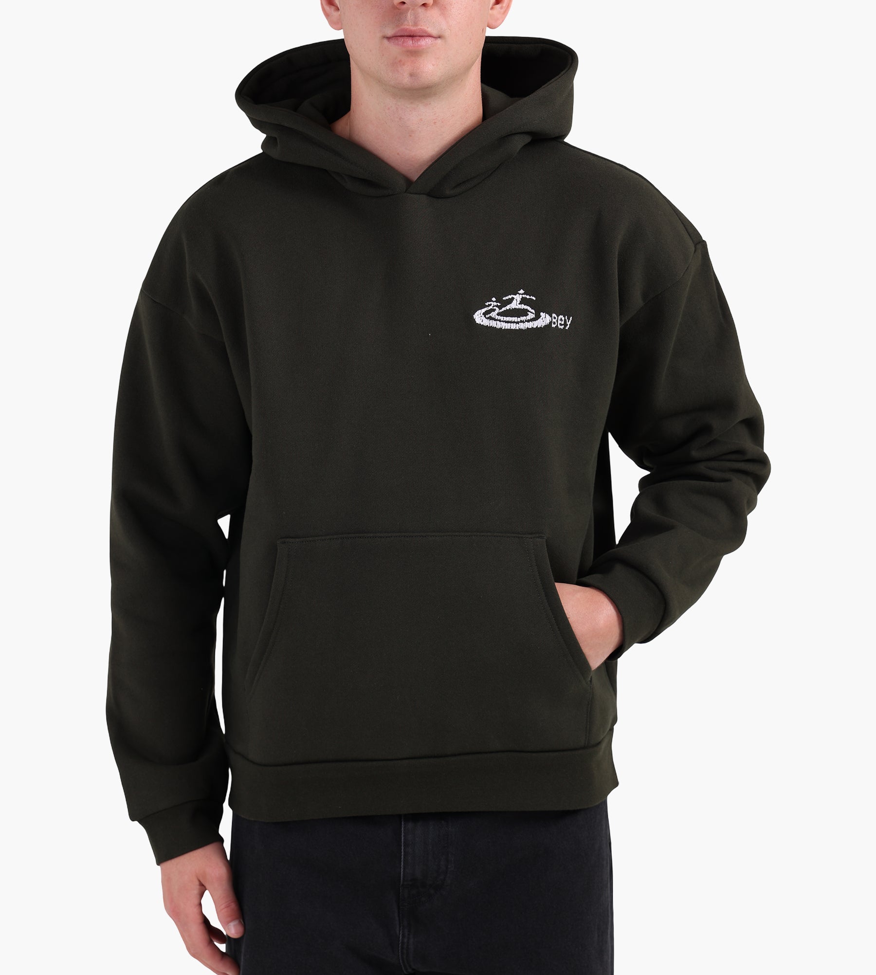 Obey Corp Extra Heavy Hoodie Rosin