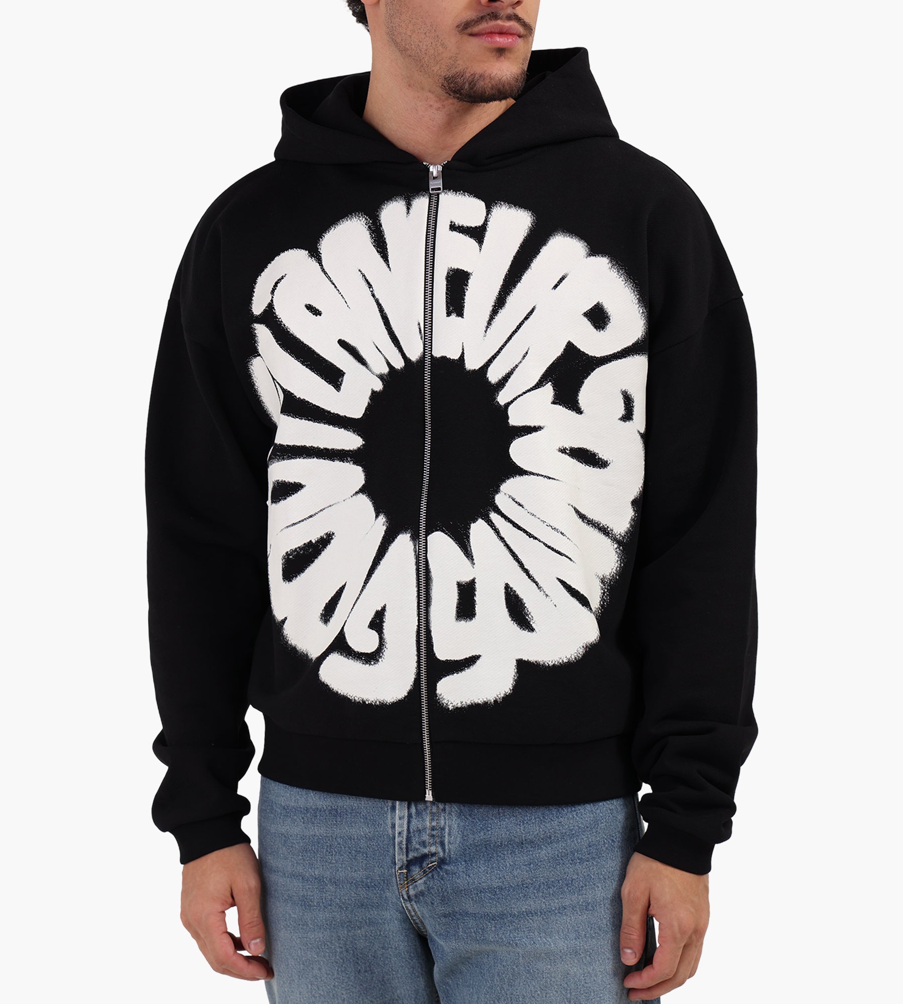Flâneur Sounds Good Zip-Up Black