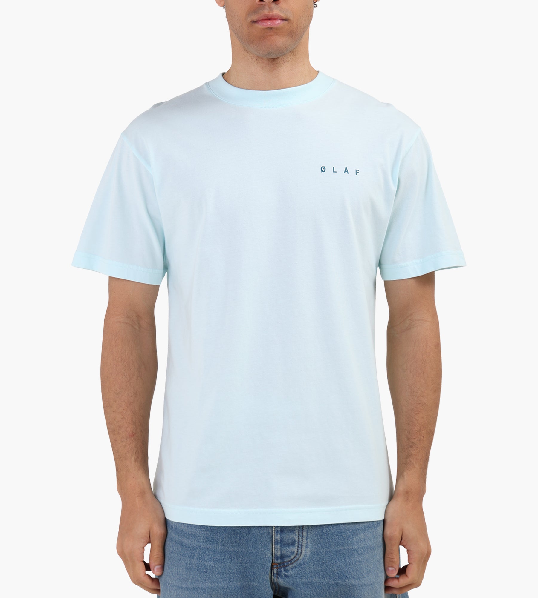 OLAF Dotted Face Tee Salt Air
