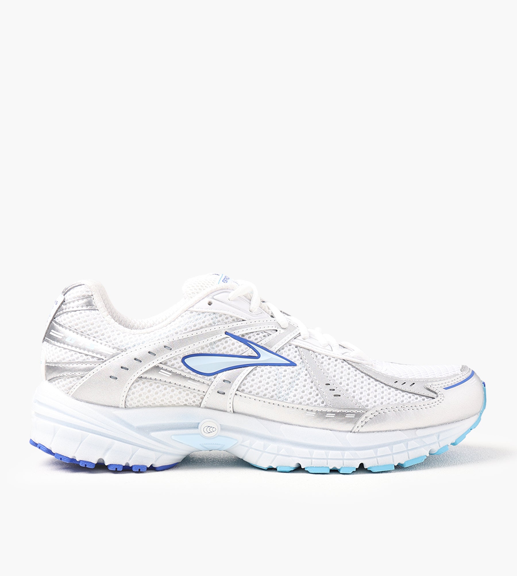 Brooks Adrenaline GTS 10 White Dazzling Blue Breeze