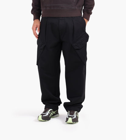 C.P. Company Cargo Pant In Gabardine Cotton Black
