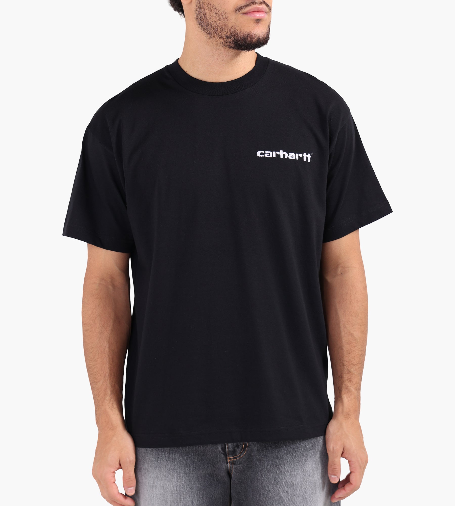 Carhartt WIP Archive Script T-Shirt Black