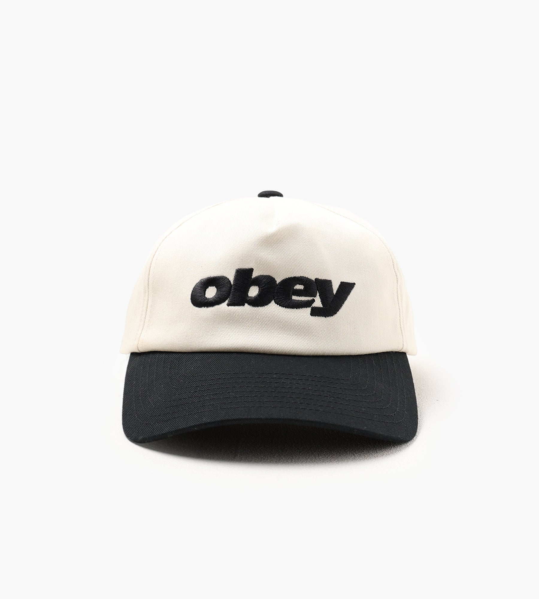 Obey Delta 5 Panel Snapback Black Multi - Obey - Accessories