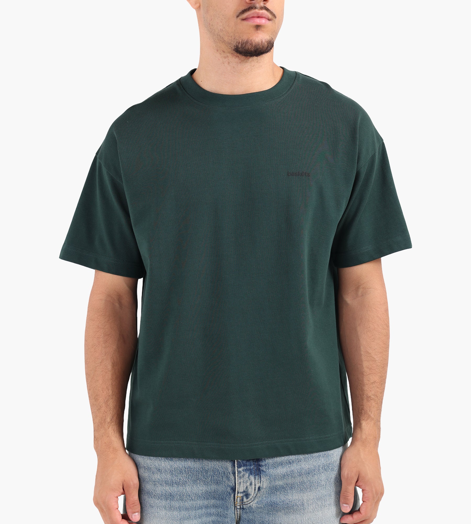 Baskèts Modern Essential Tee Canal Green