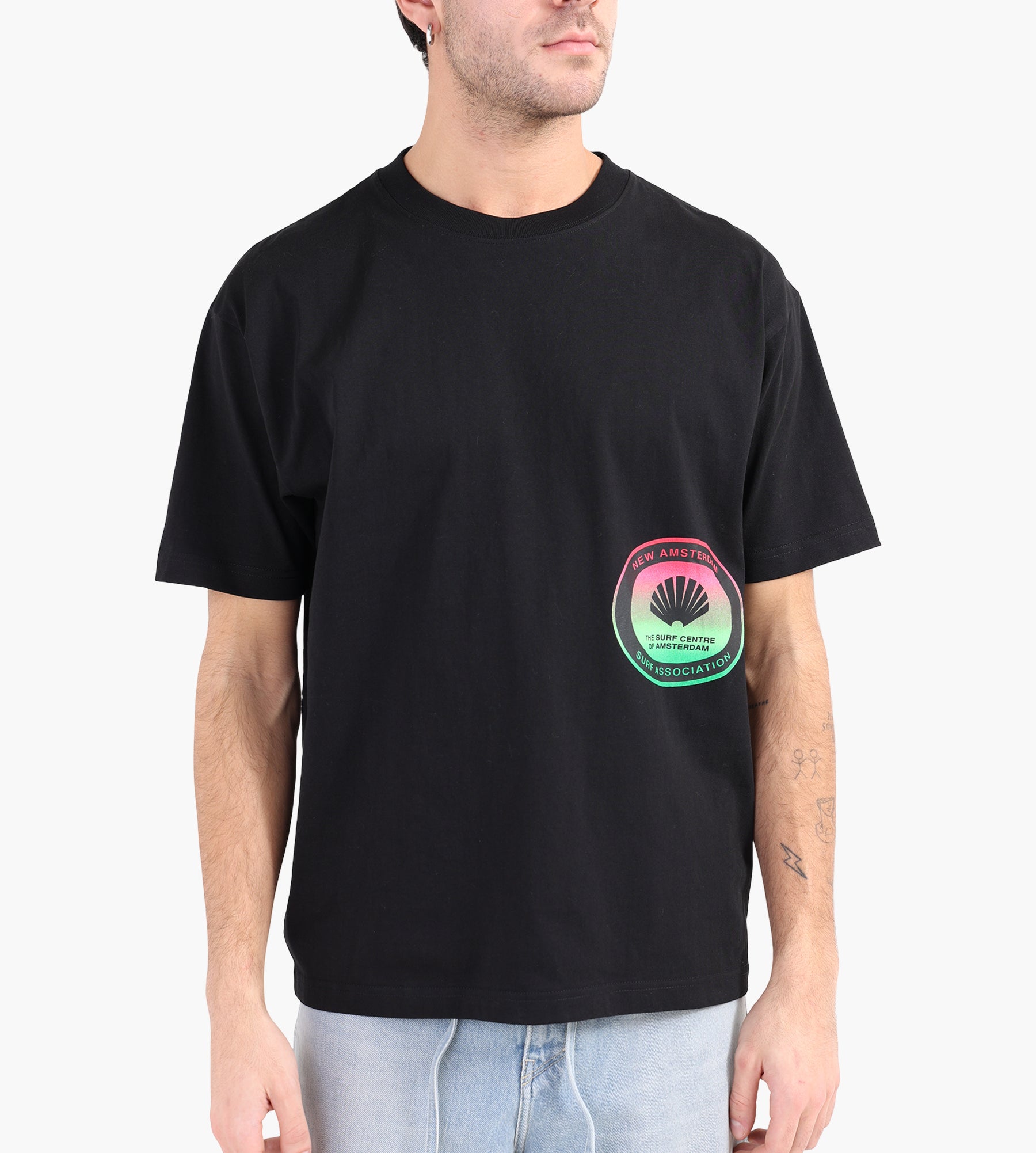 New Amsterdam Surf Association Surf Centre Tee Black