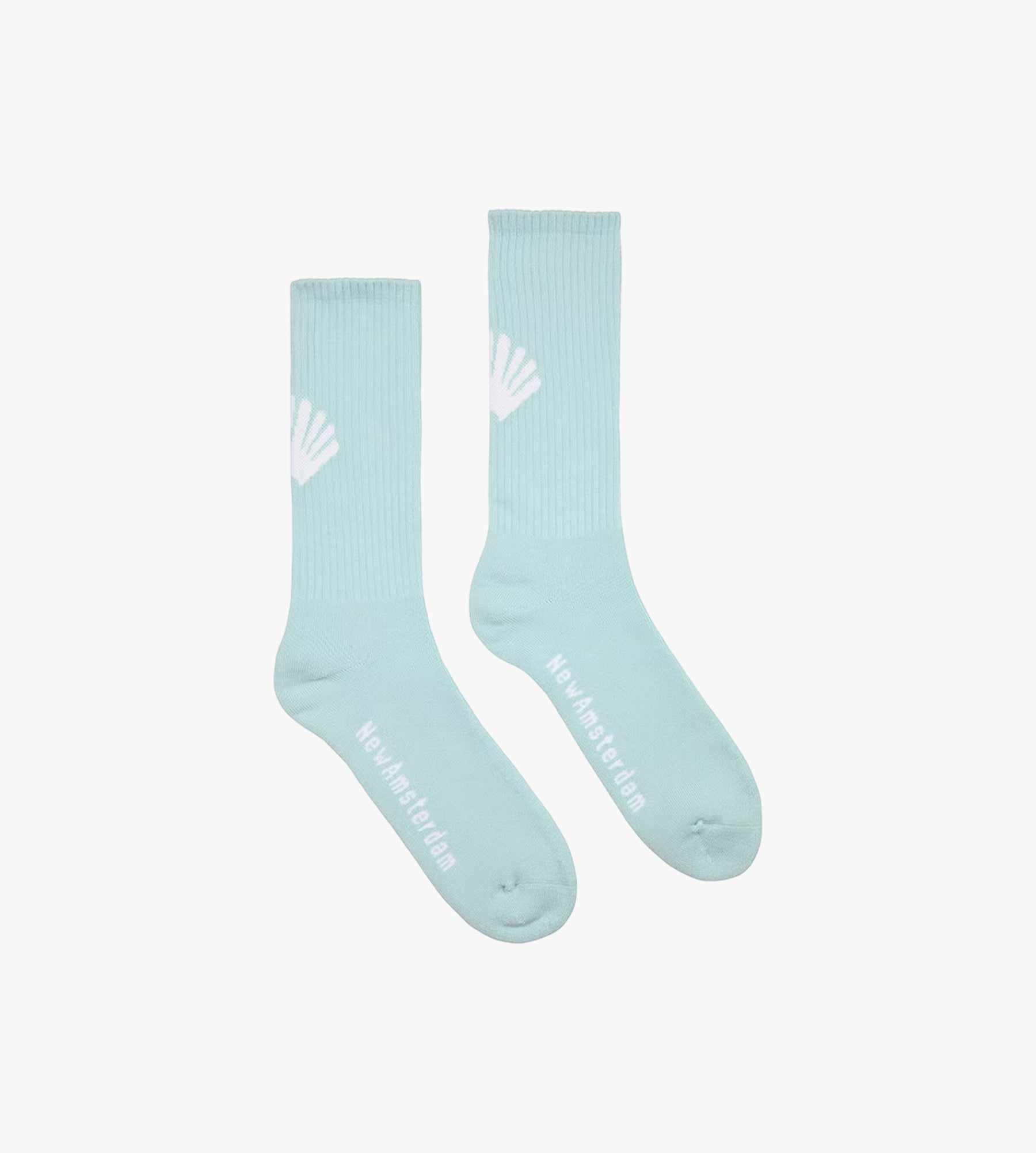New Amsterdam Surf Association Logo Socks Single Mint