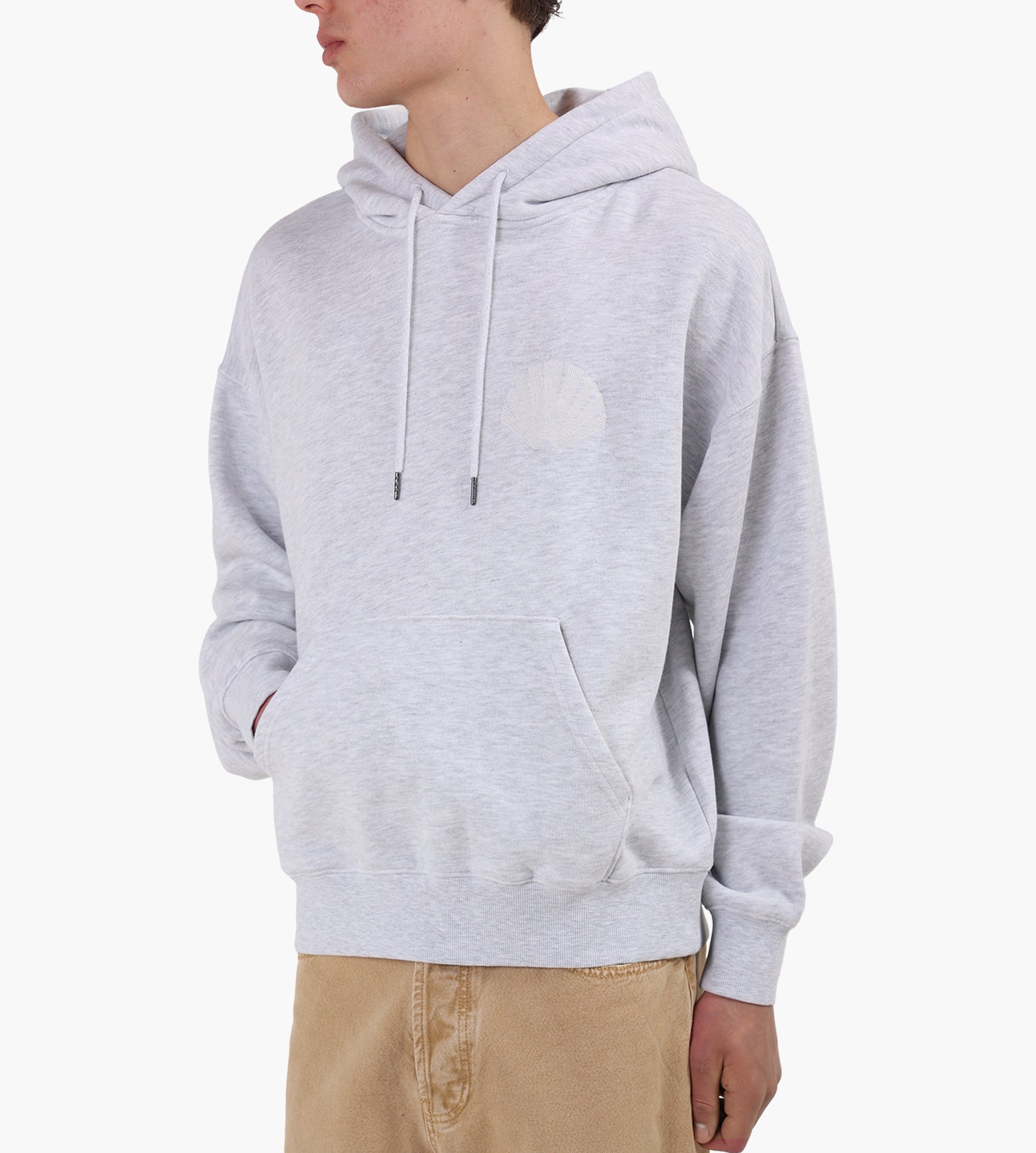 New Amsterdam Surf Association Chop Hoodie Ash Heather
