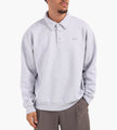 OLAF Signature Oversized Polo Heather Grey