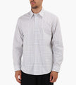 NN.07 Quinsy Long Sleeve Shirt 50070 Blue Check