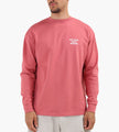 Drôle de Monsieur Washed Long Sleeve Slogan Blush Pink