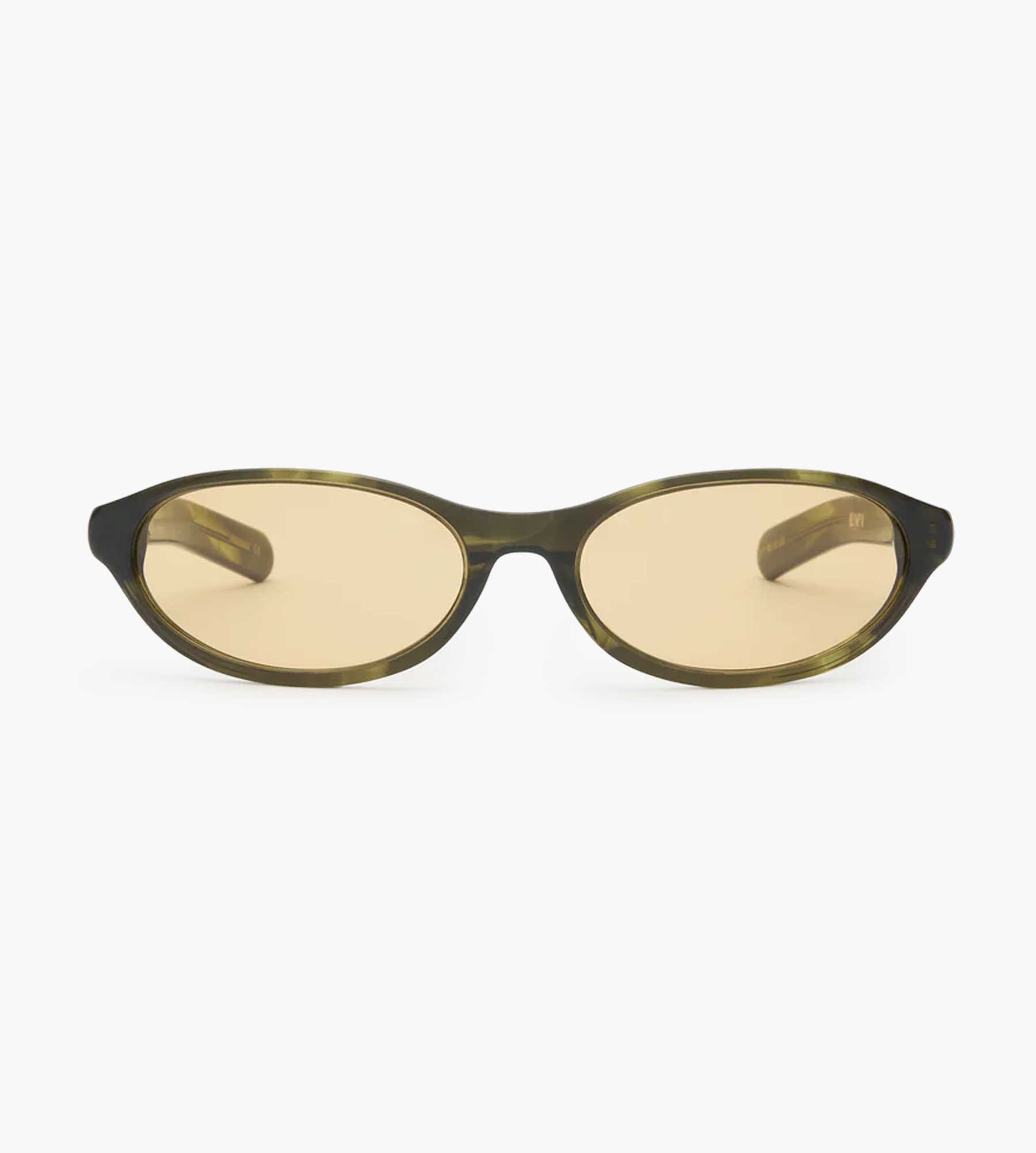 Flatlist Hanky Olive Horn Yellow Lens