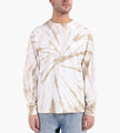 New Amsterdam Surf Association Logo Longsleeve Almond+Foam White Tie Dye White