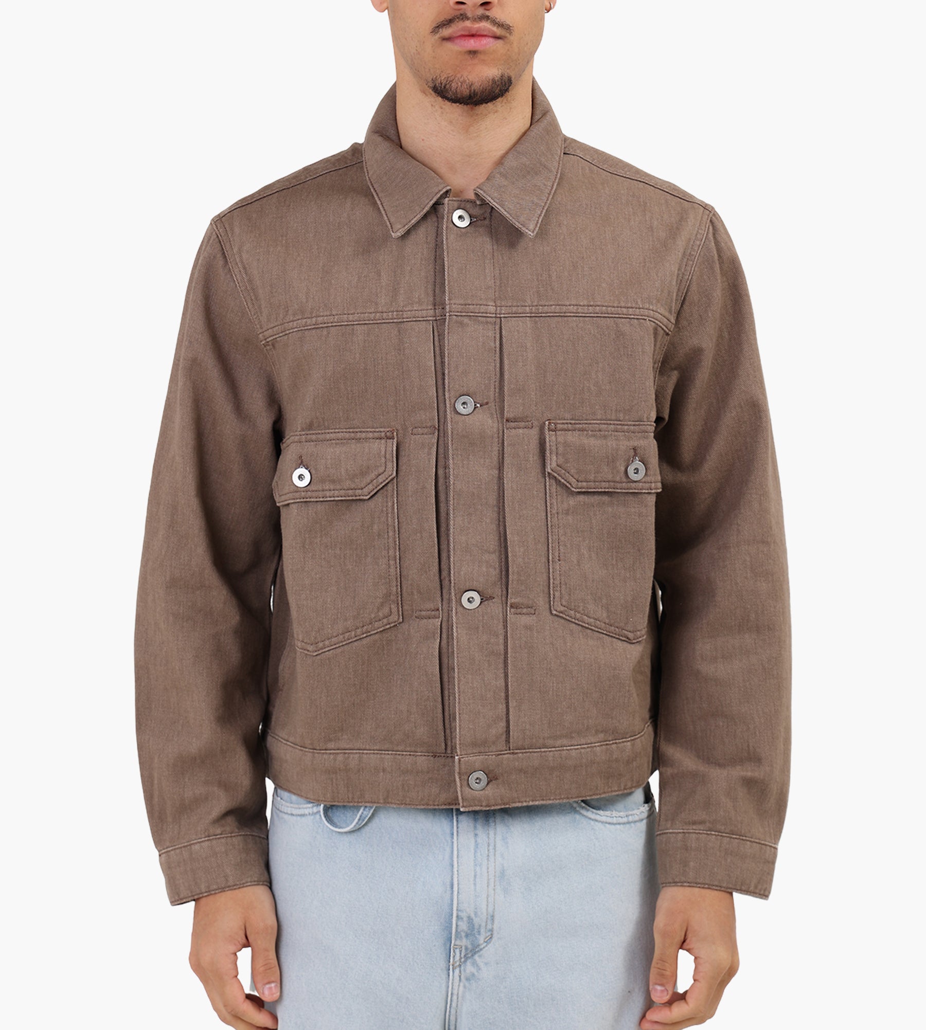 Norse Projects Storadal Resist Dyed Twill Type II Jacket Walnut