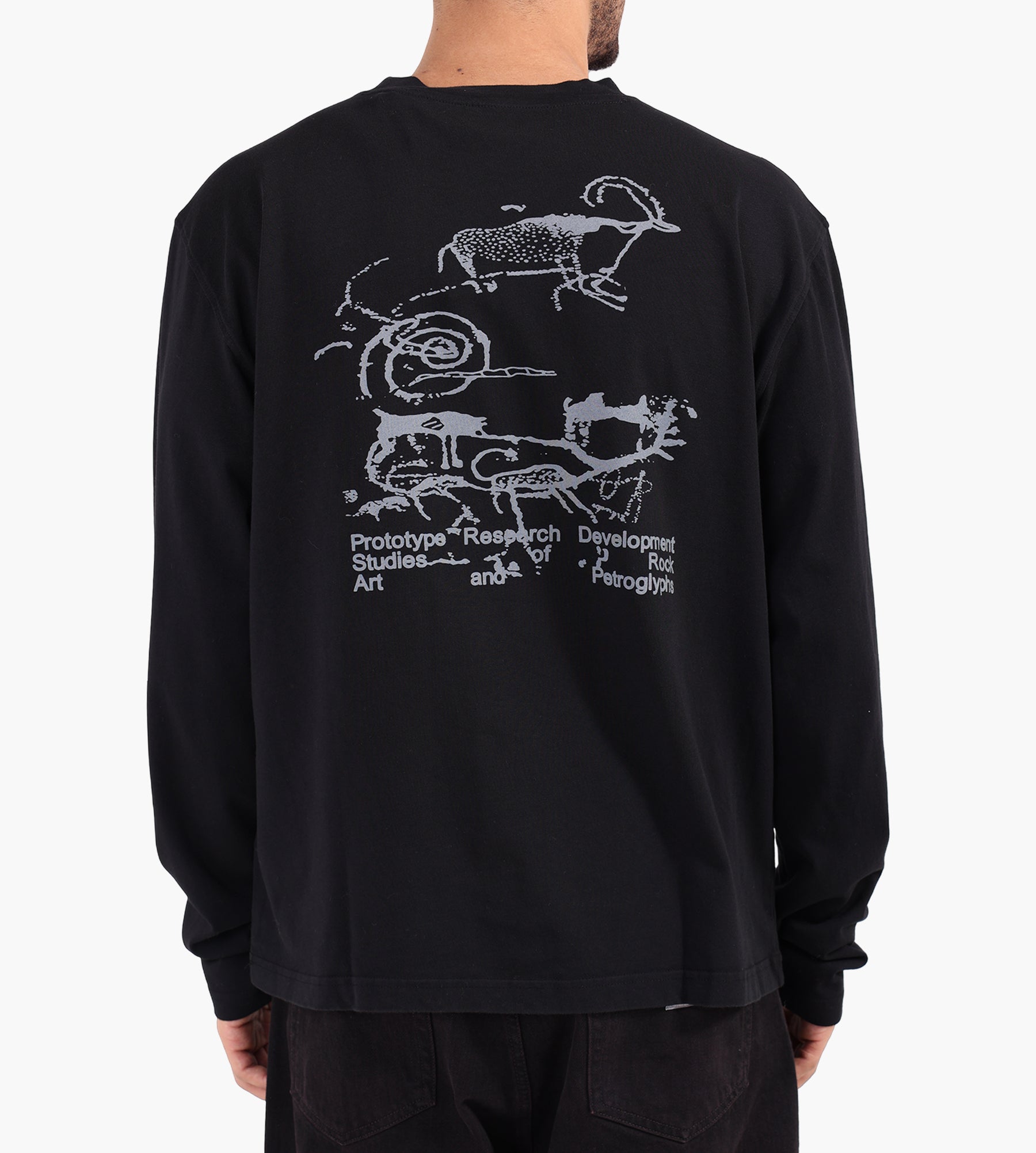 KA_YO Boxy Graphic Longsleeve Black