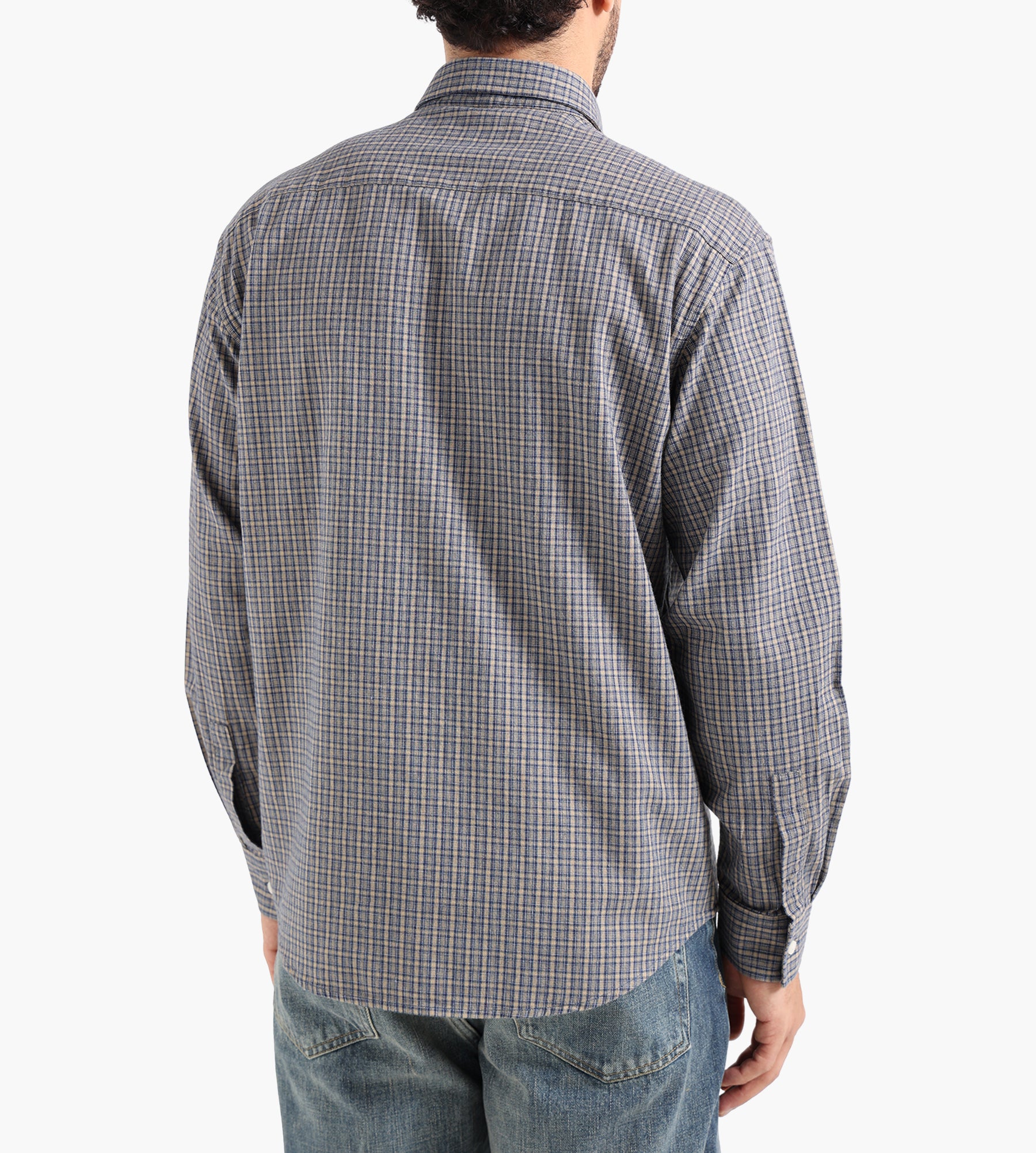 NN.07 Deon 5465 Shirt Indigo Check