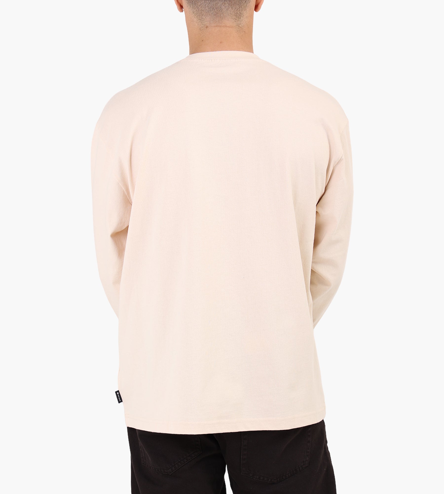 Snow Peak Varsity Logo Longsleeve Off White