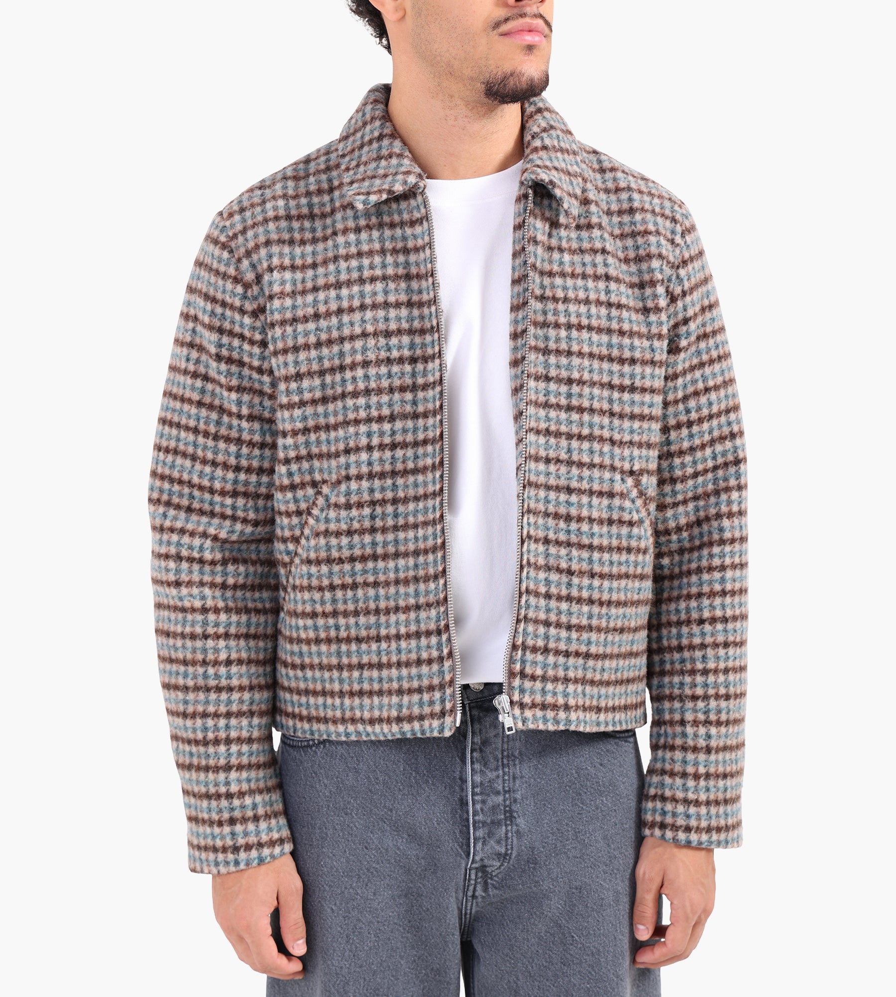 Won Hundred Dutton Jacket Taupe Gray COMB.
