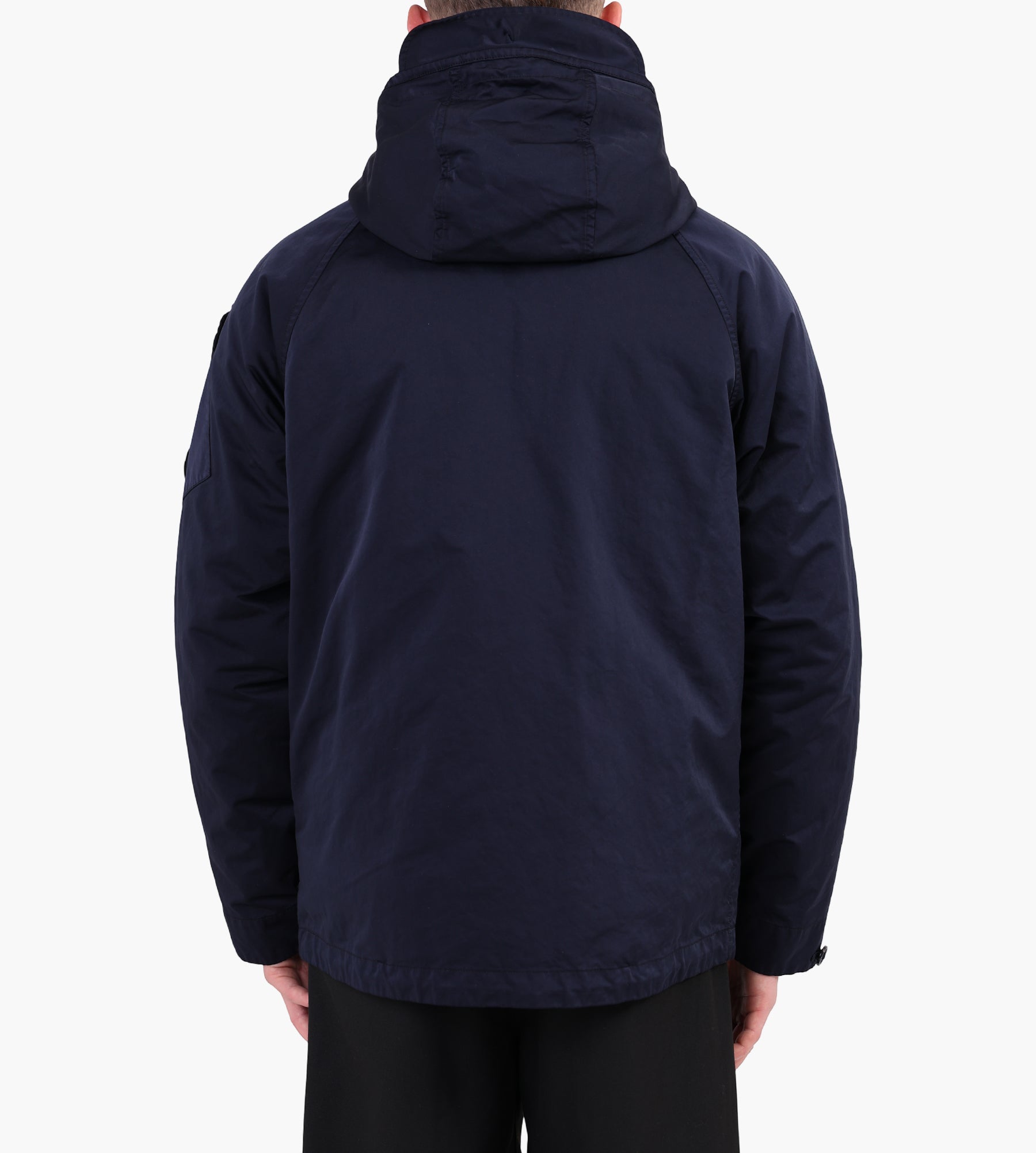 C.P. Company Medium Jacket In Micro Kei Total Eclipse