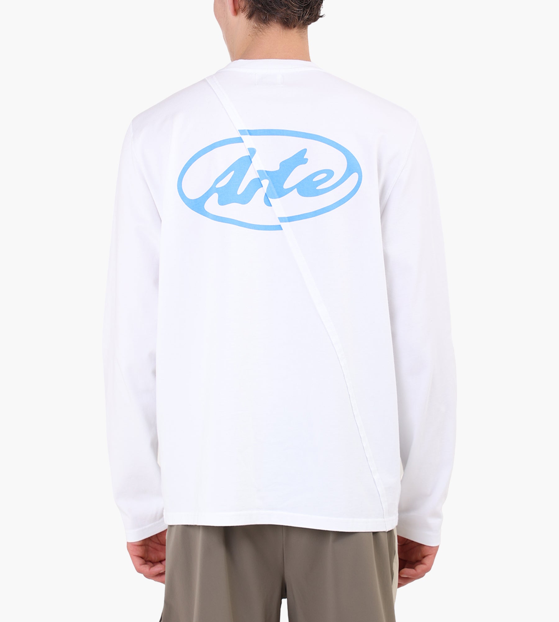 Arte Antwerp Back Circle Logo Longsleeve White