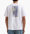 OLAF Brushstroke Graphic Boxy Tee Optical White