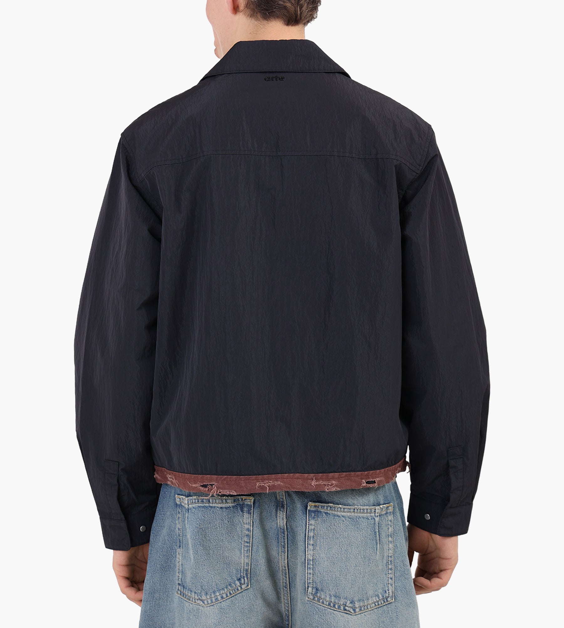 Arte Antwerp Linen Tape Classic Jacket Black