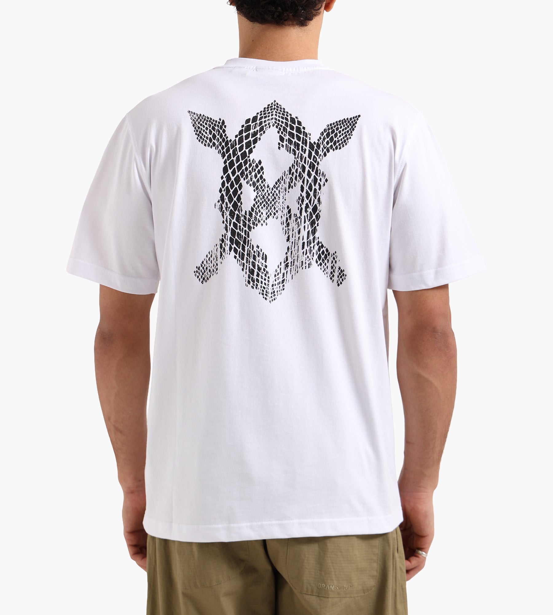 Daily Paper Snake Shield Tee White