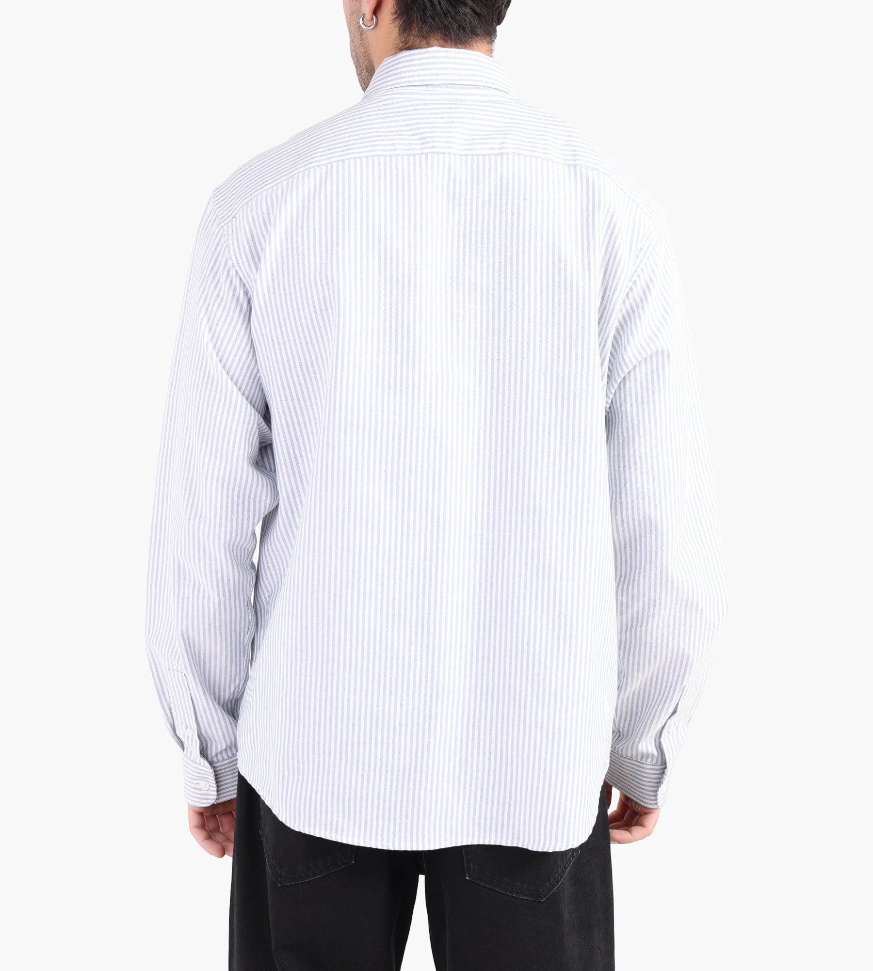 Palmes Deuce Oxford Shirt Light Blue Stripe