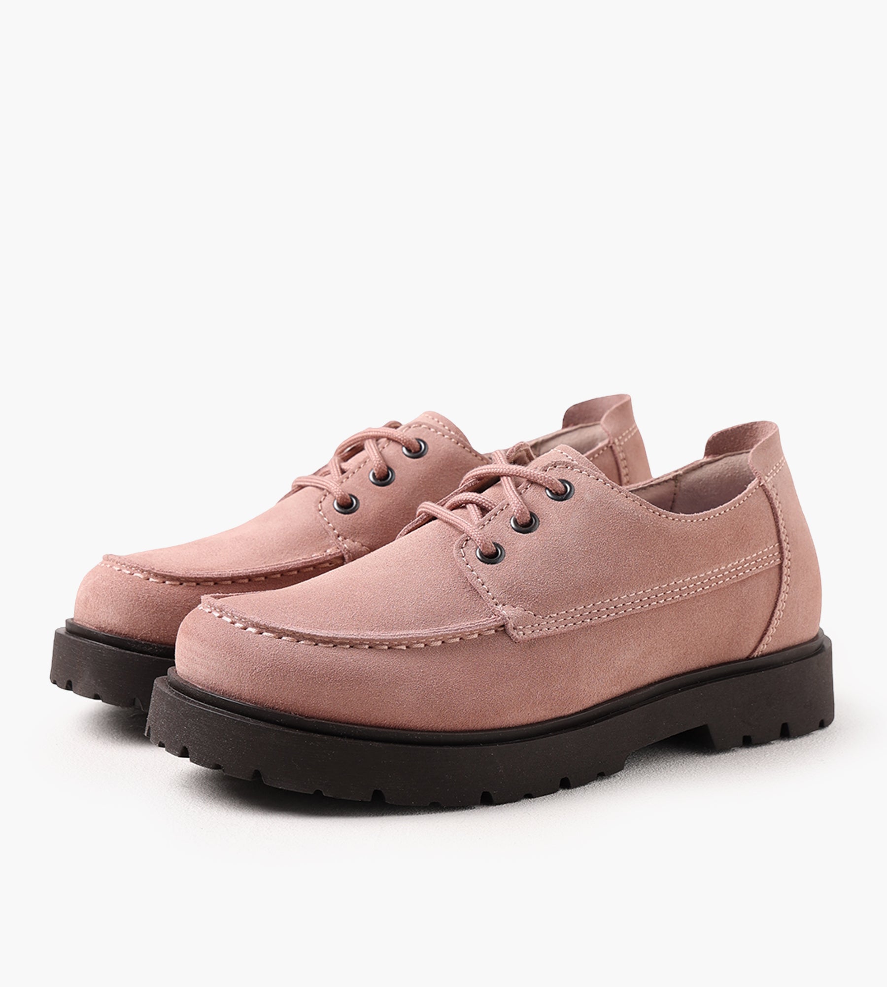 Birkenstock Highwood Moc Lace Low Suede Leather Pink Clay