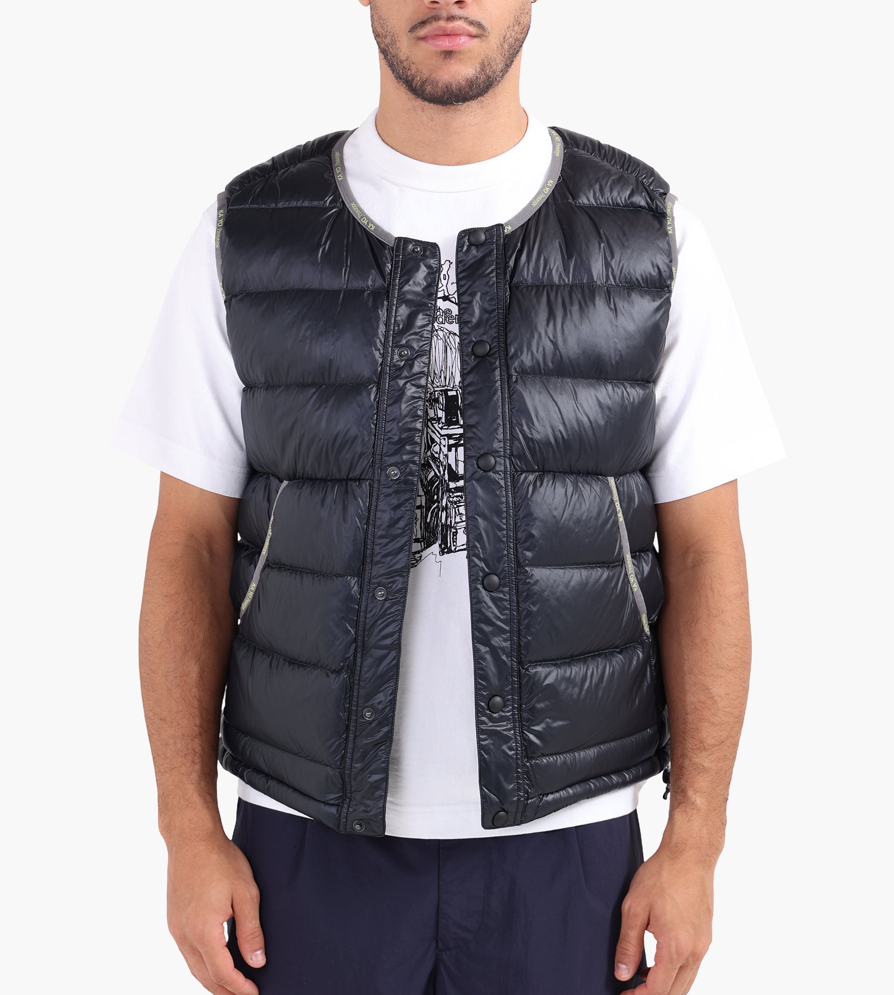 KA_YO Lightweight Down Vest Black