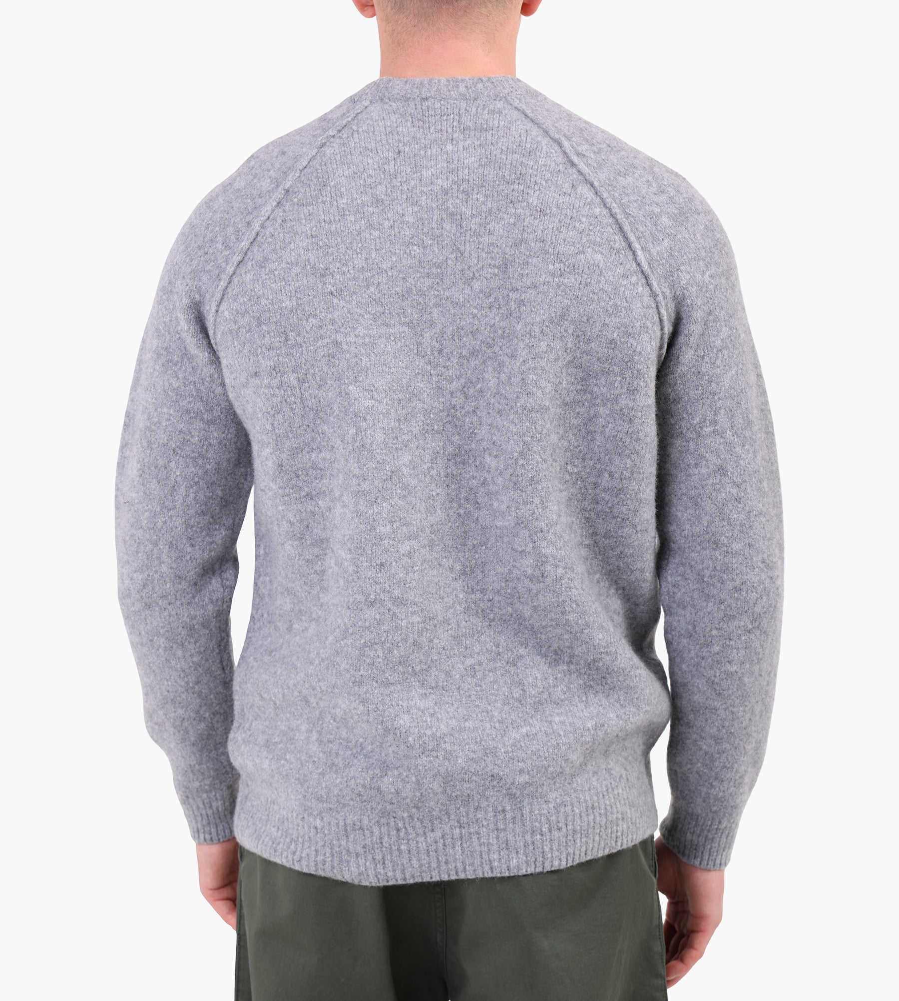 C.P. Company Knitwear Crew Neck In Merino Extrafine Rock Melange