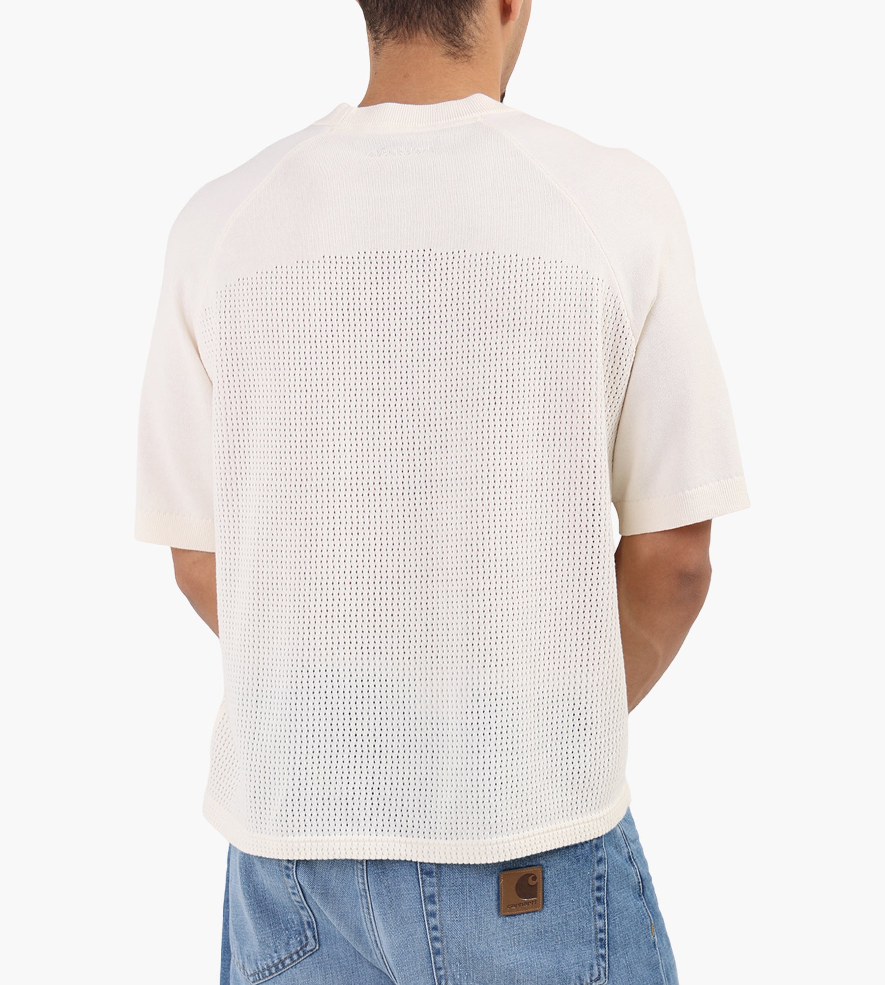 about:blank Knitted Baller Top Cotton Oat
