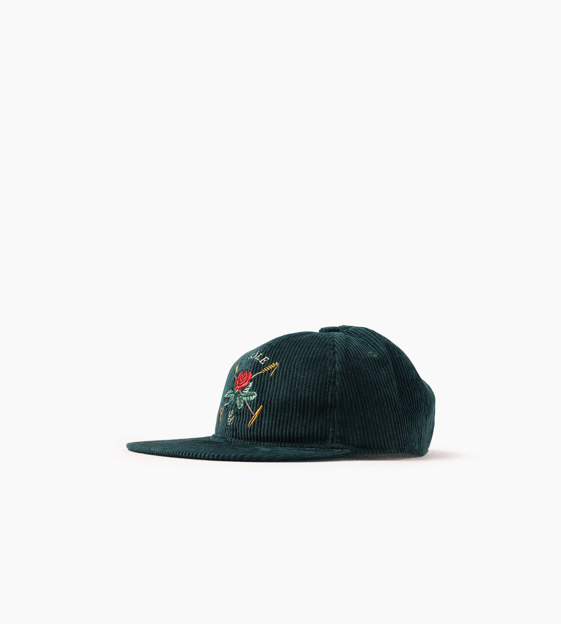 Drôle de Monsieur La Casquette Velours Drùle Rose Dark Green