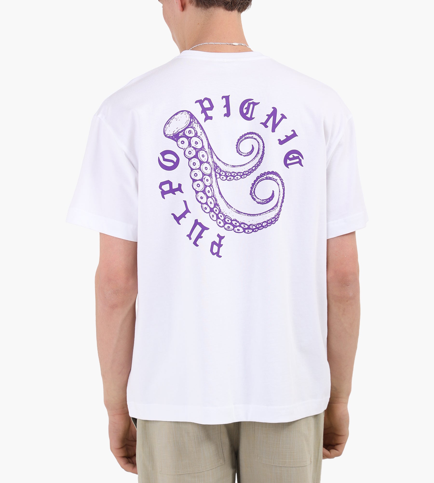 Libertine-Libertine Broke Pulpo 3692 Tee White