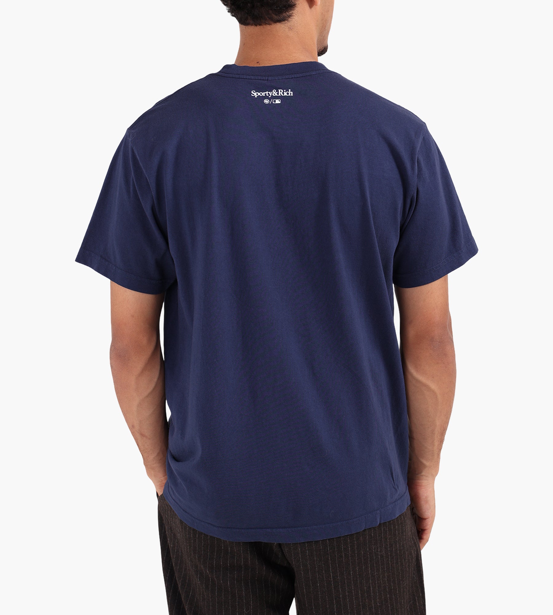 Sporty & Rich NY Yankees Ivy T-Shirt Dark Navy