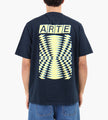 Arte Antwerp Abstract Back Print T-shirt Navy