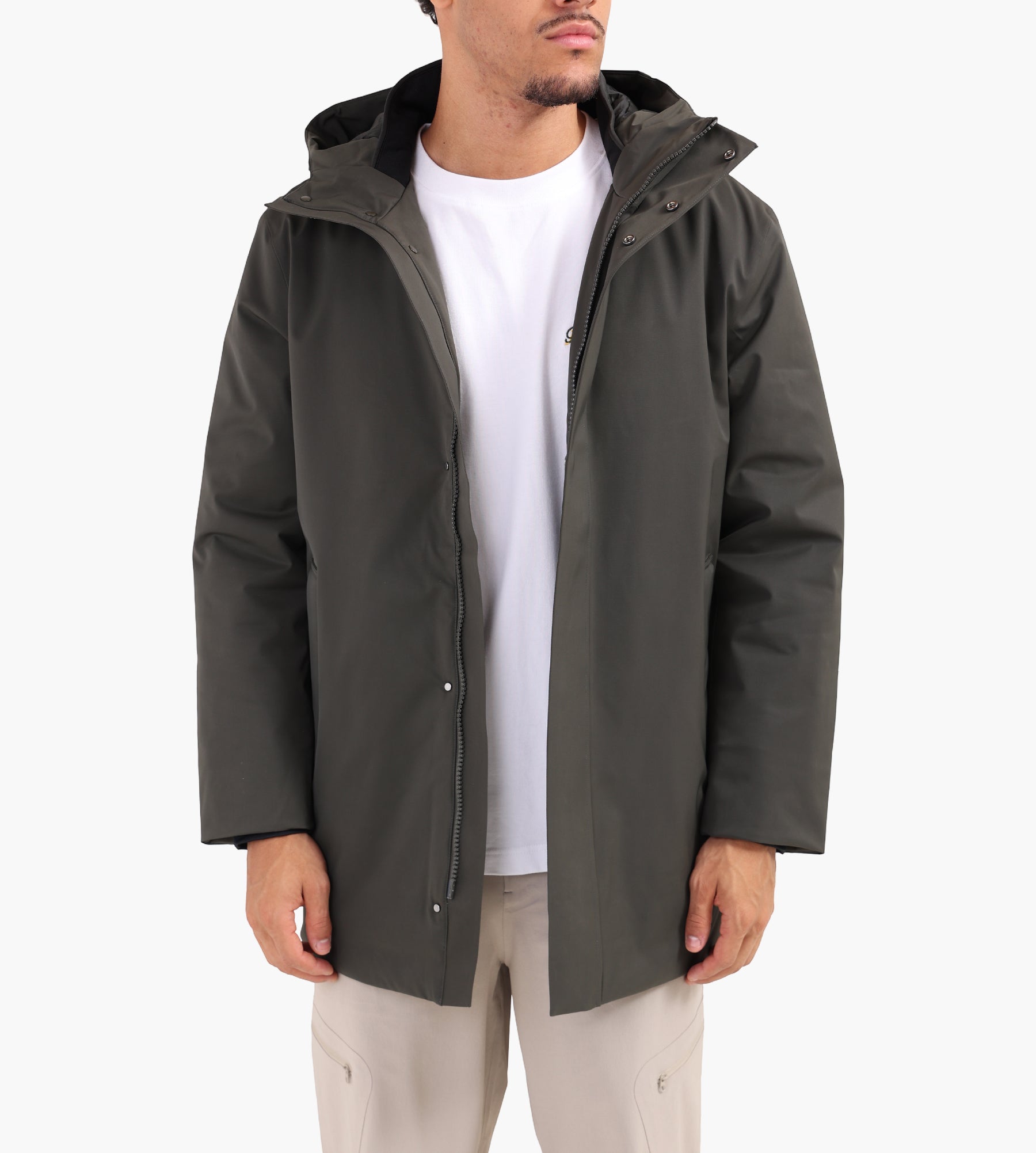 NN.07 Blake Hood 8240 Jacket Dark Army